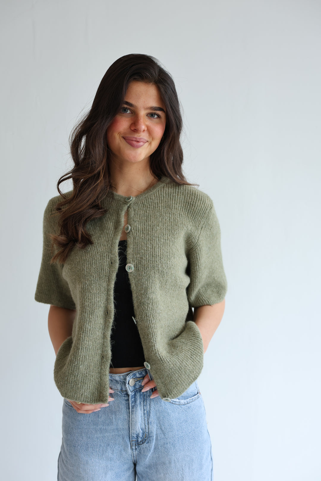 Kurzarm Cardigan Jolina