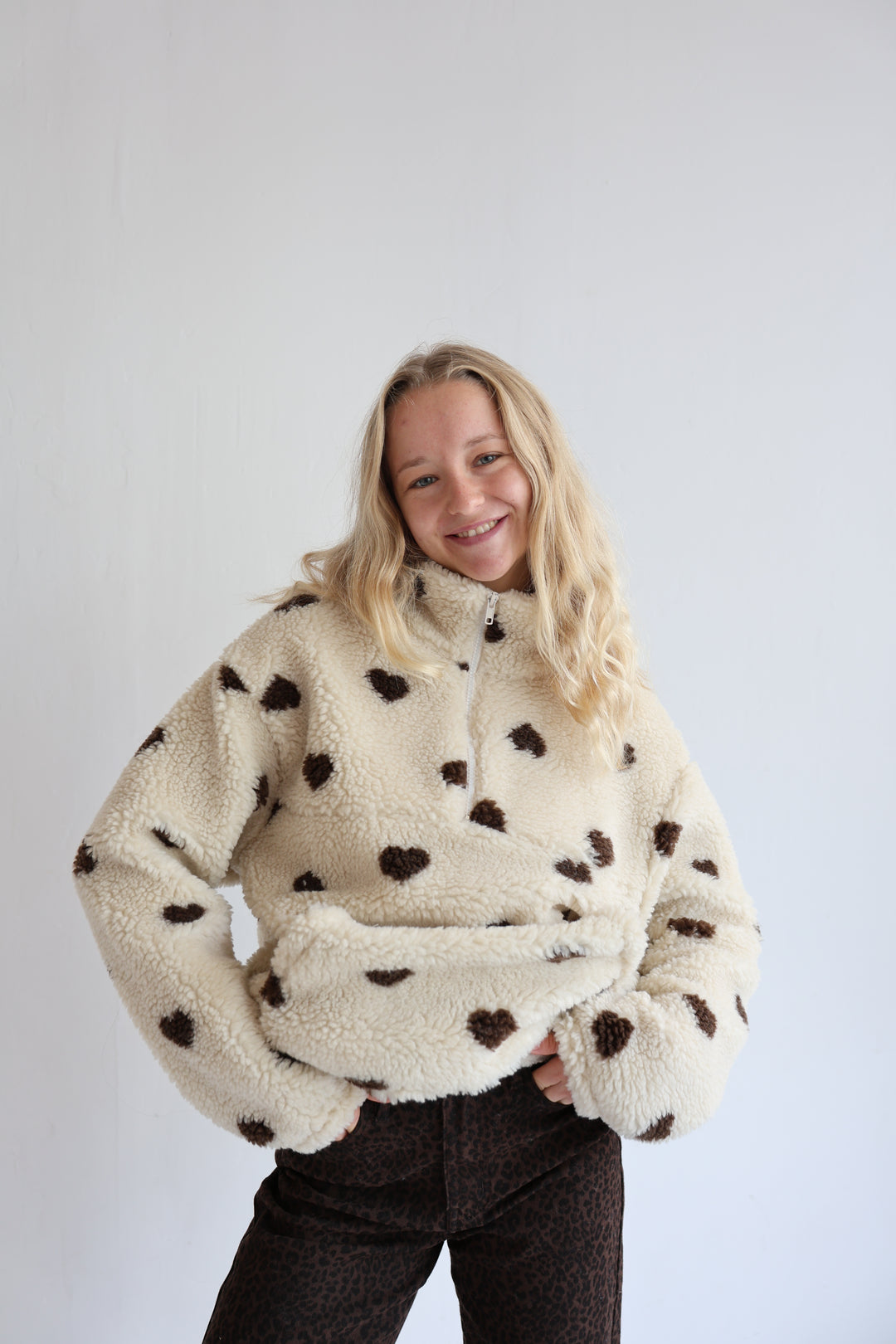 Fleece Zipper Warm Hearted