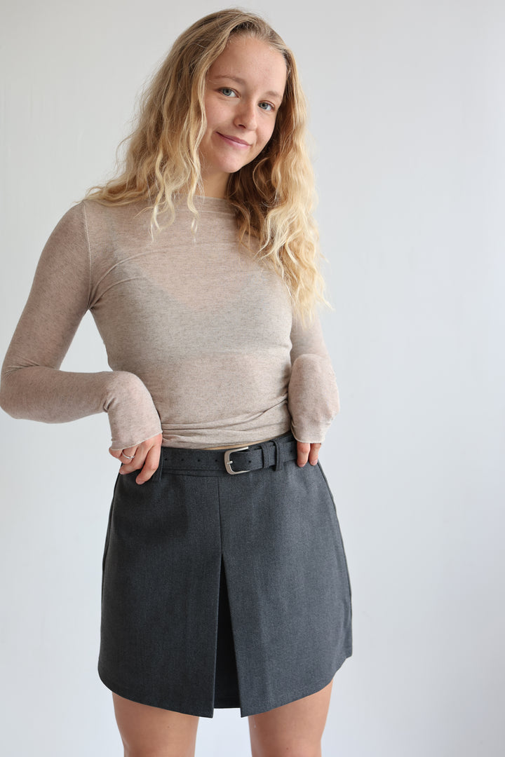 Kurzer Hosenrock mit Gürtel Britney