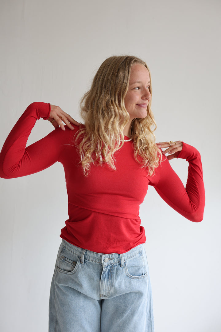 Cashmere Longsleeve Liliana (einfarbig)