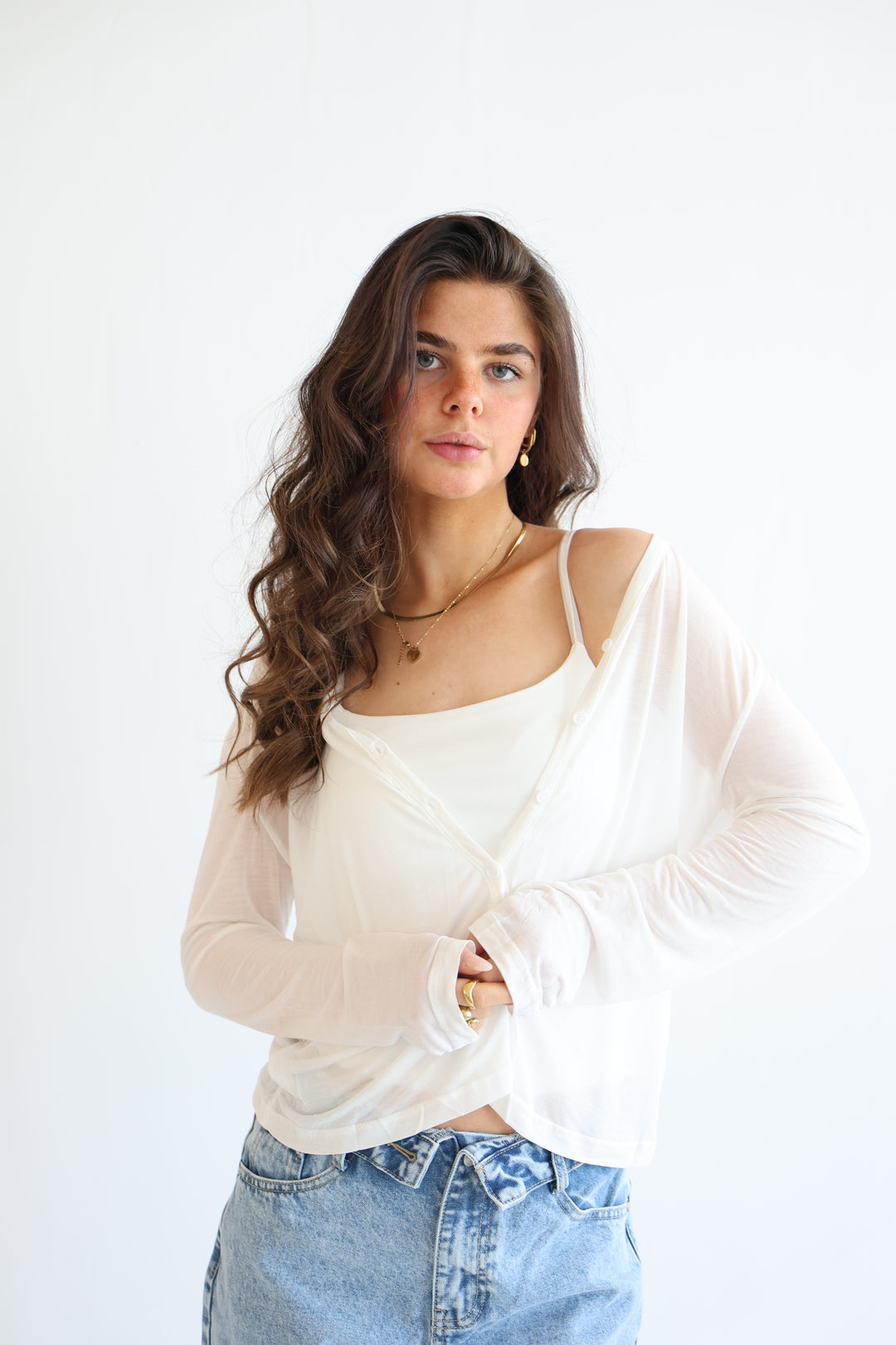 Lightweight Sheer Cardigan