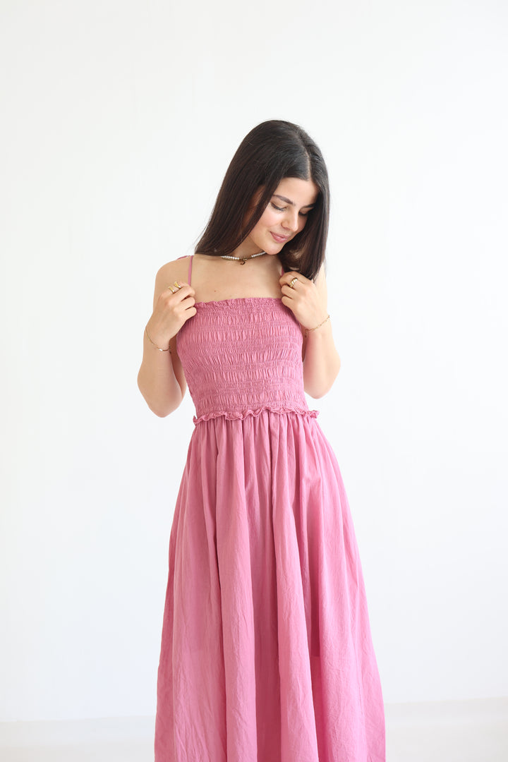 Soft Horizon Cotton Dress