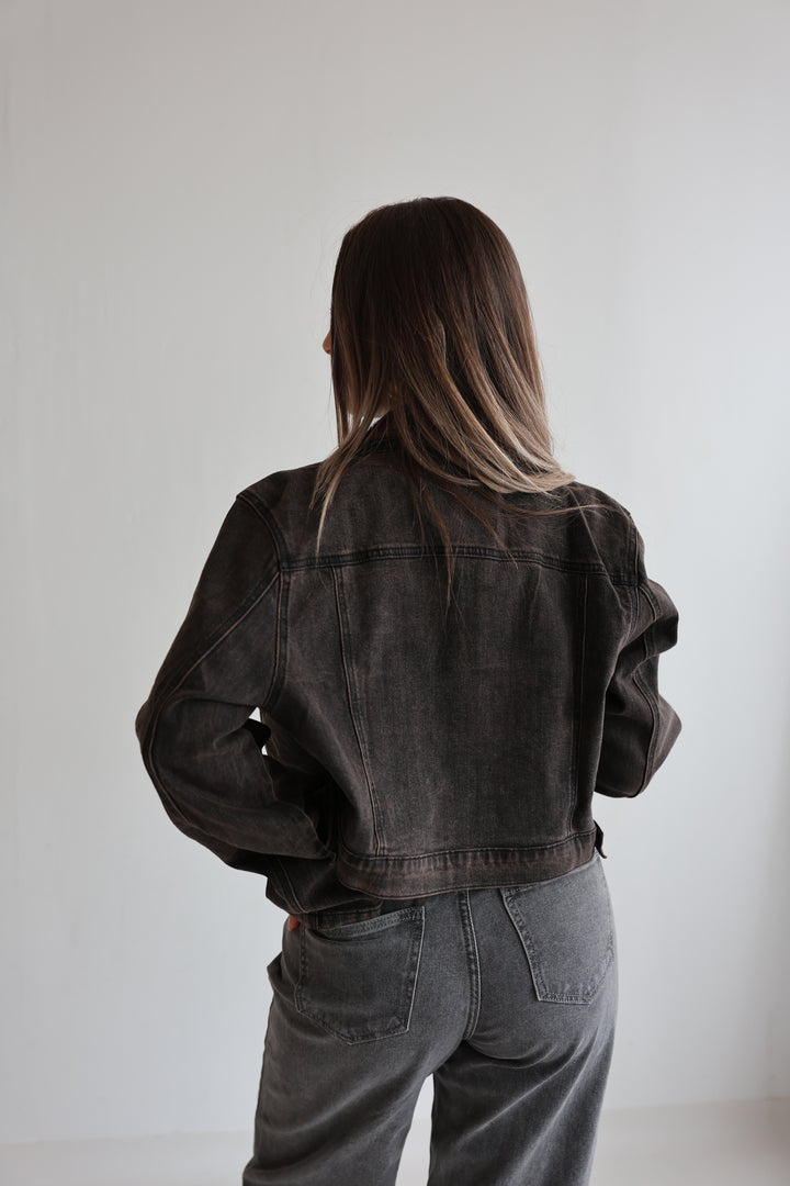 Cropped Denim Jacket Harvest
