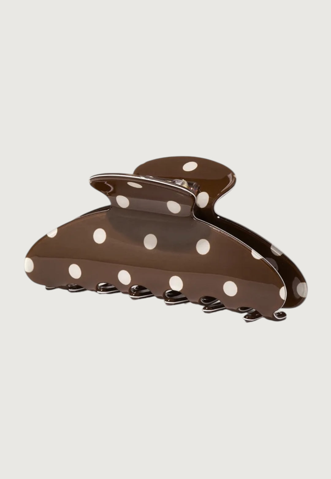 Mocha Polka Dot Haarspange