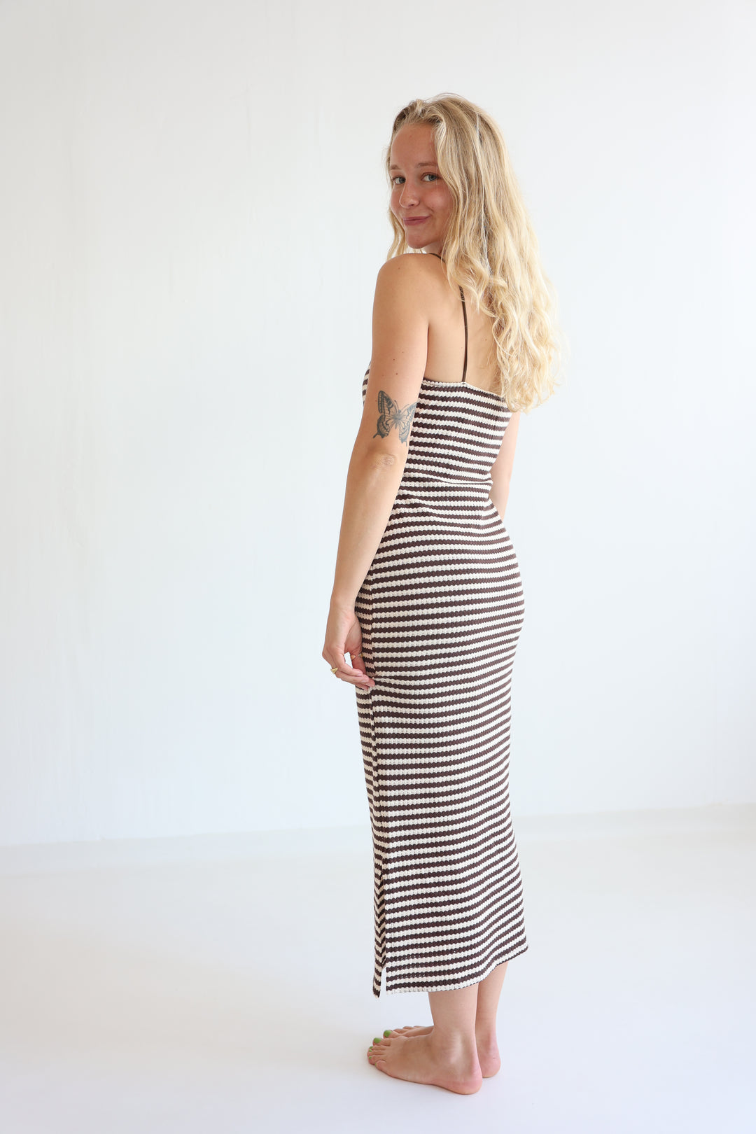 Striped Knit Dress