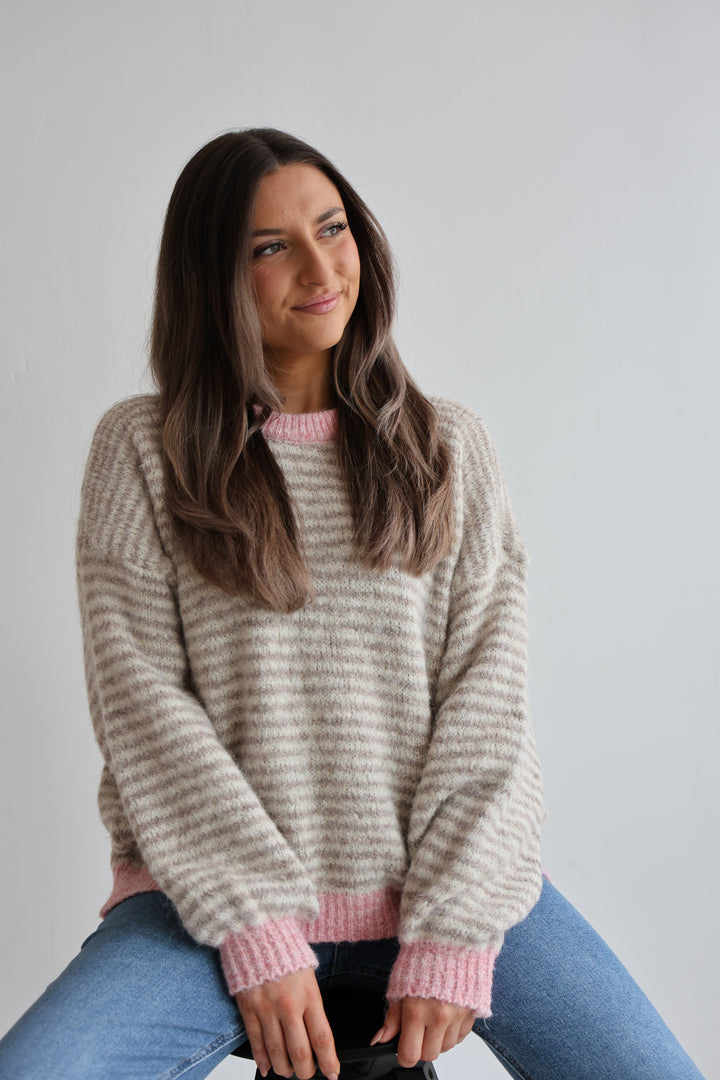 Gestreifter Pullover Moodline Knit