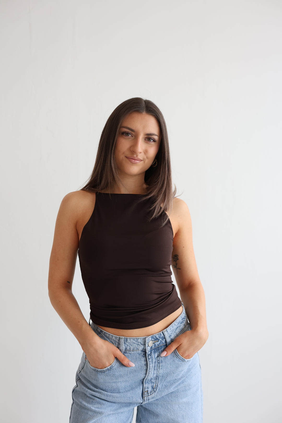 Top mit Spaghettiträgern Fenja