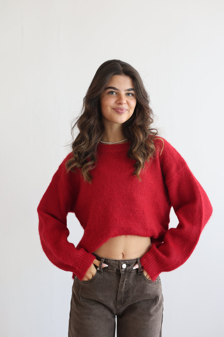 Red Velvet Cloud Sweater
