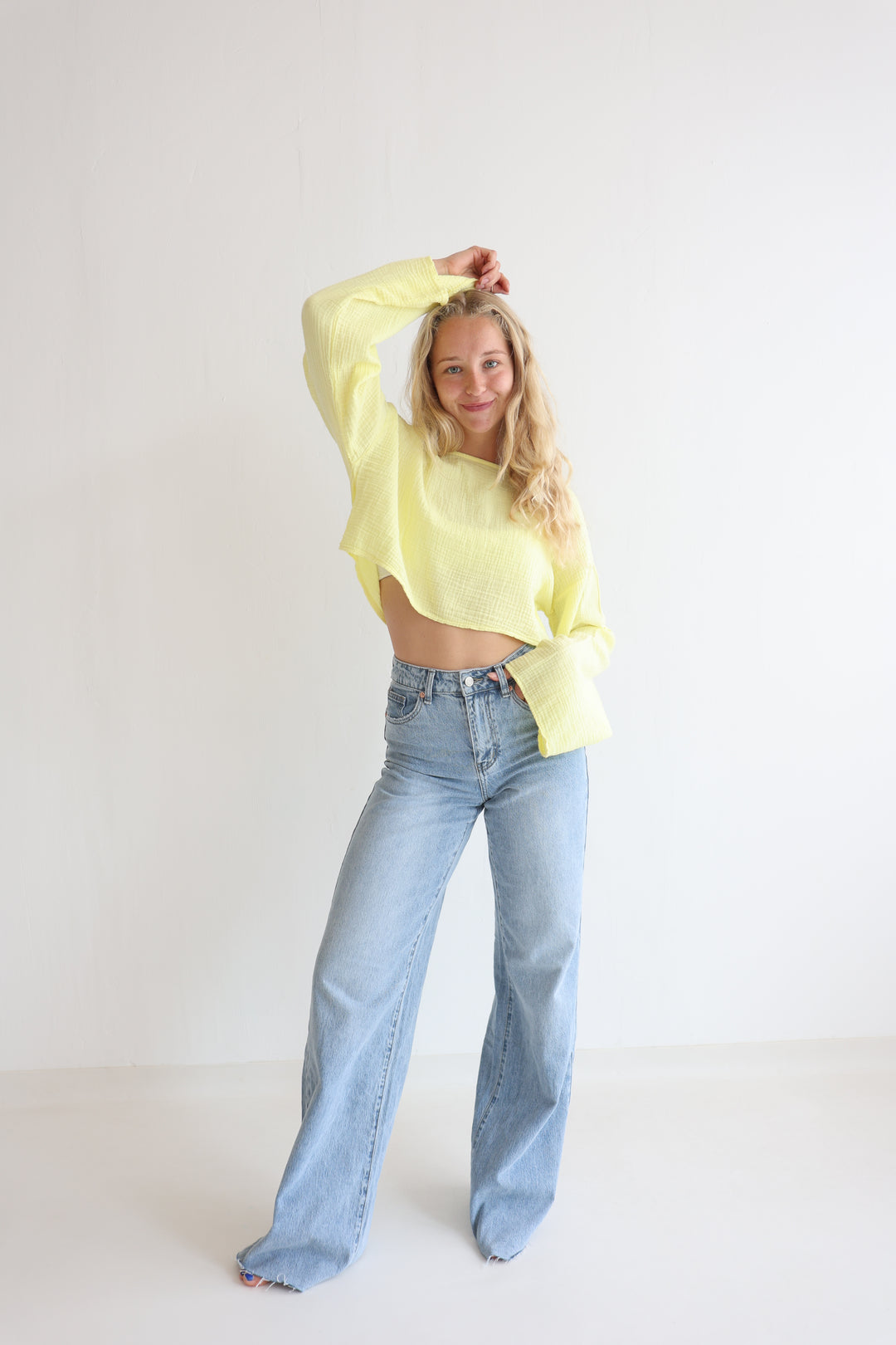 Off-Shoulder Musselinshirt Liz