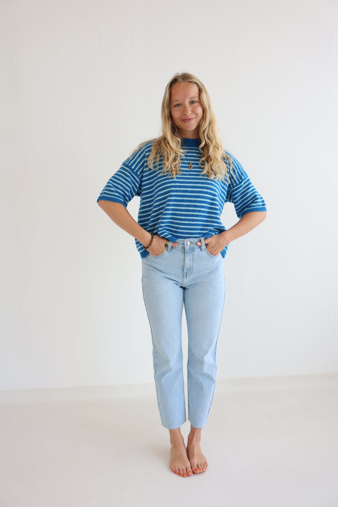 Short Striped Knit