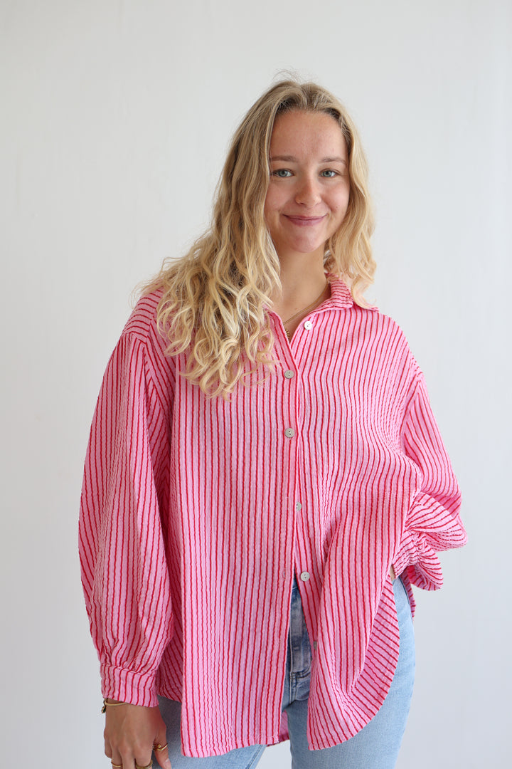 Musselinbluse Casual Stripes
