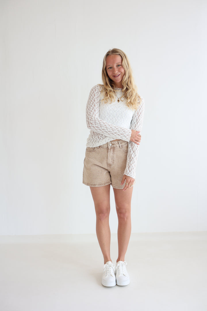 Relaxed Fit Denim Shorts