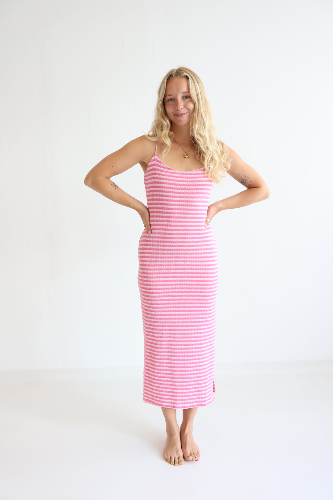 Striped Knit Dress