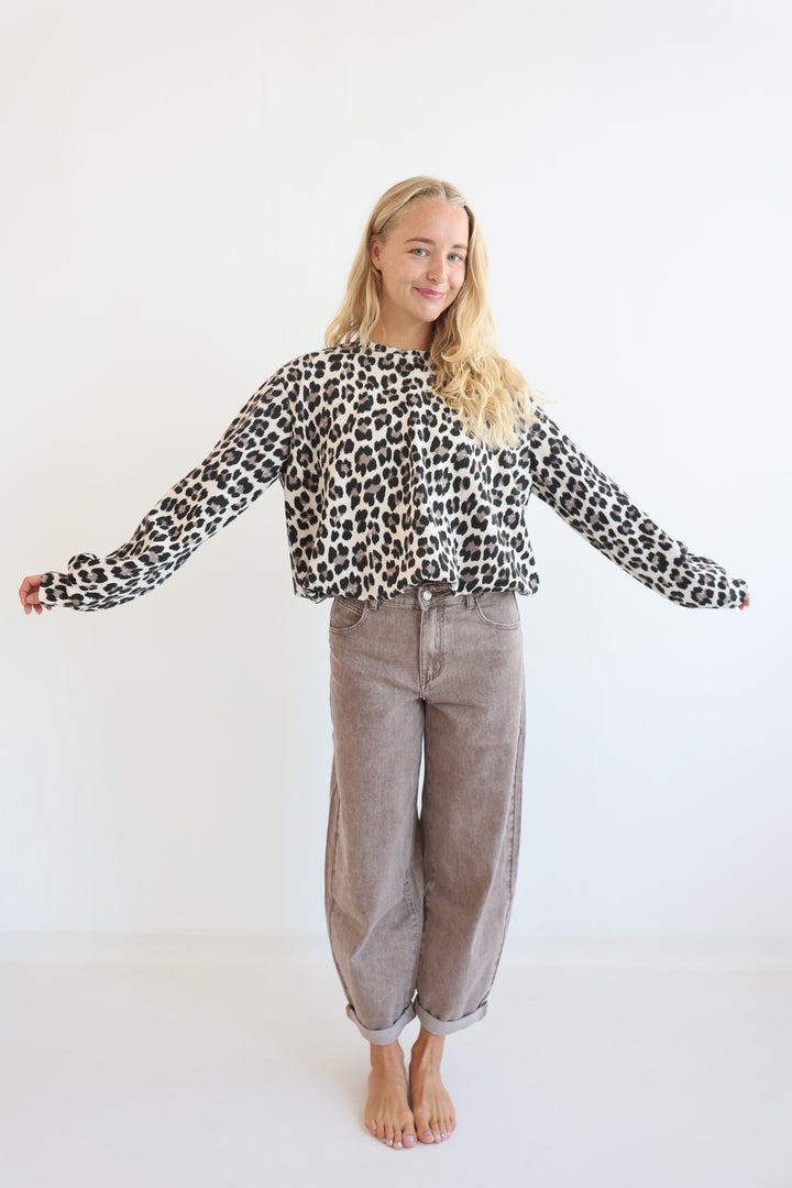 Wildprint Weekend Sweater