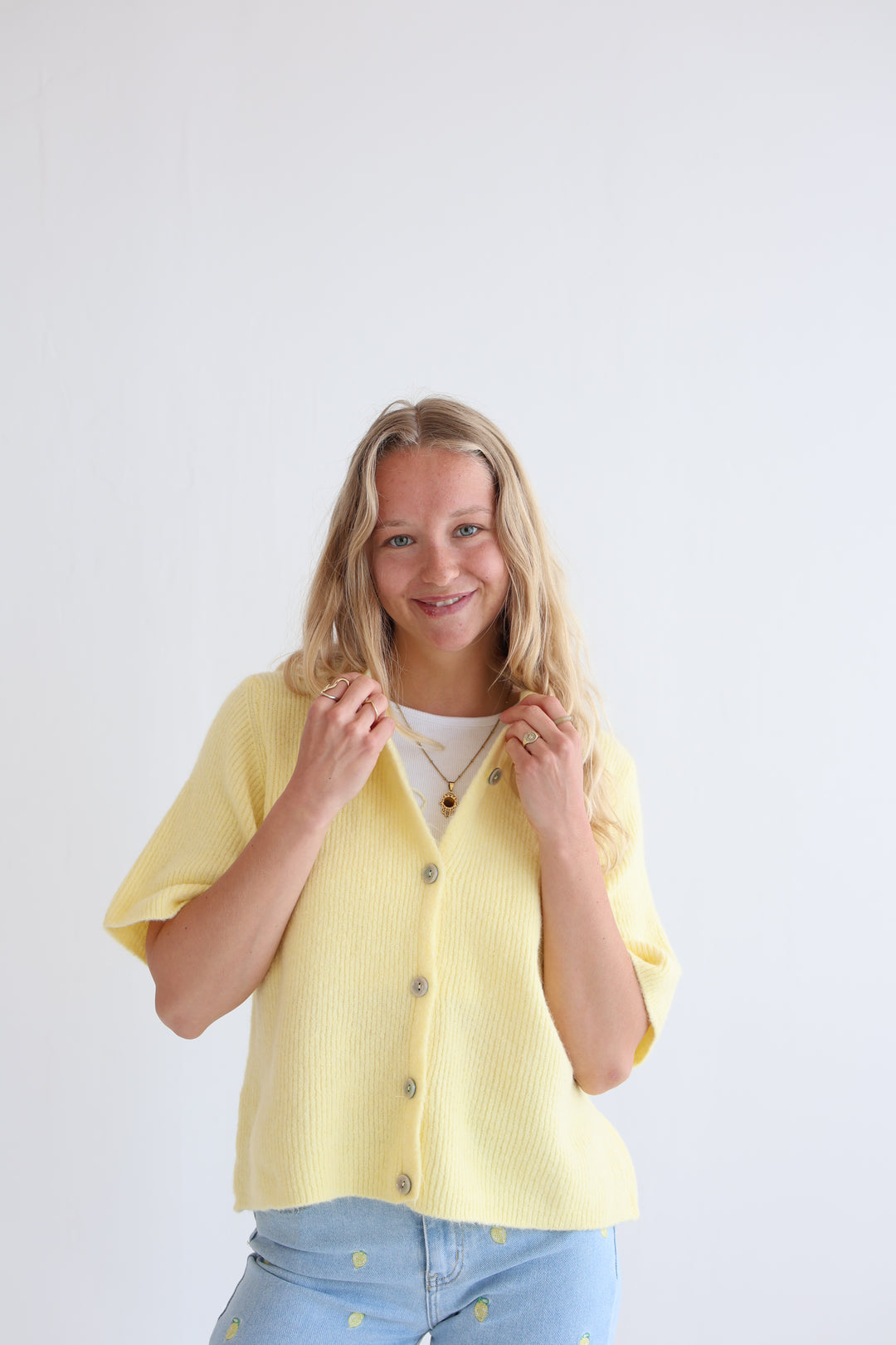 Kurzarm Cardigan Jolina