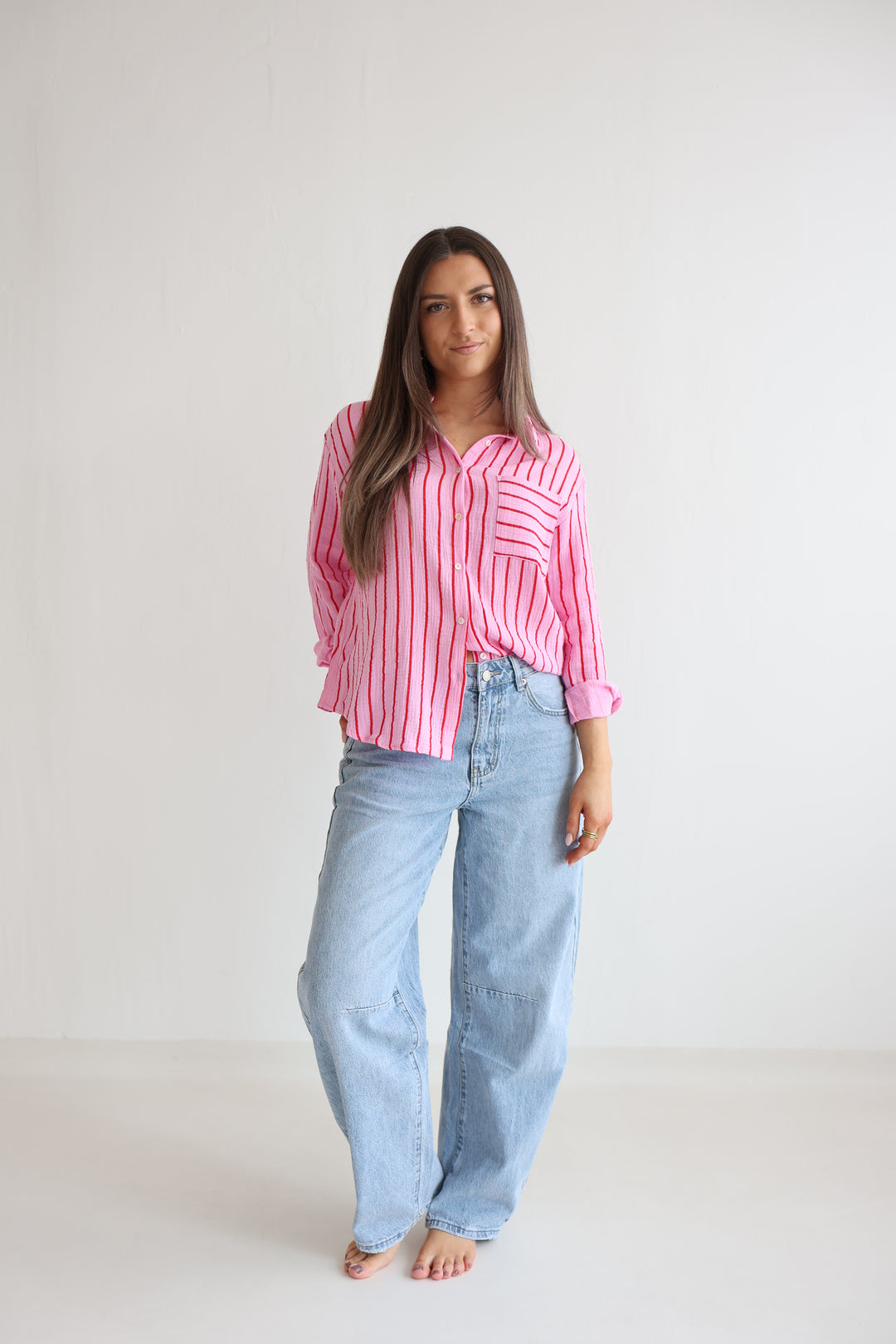 Musselinbluse Bubblegum Dreams