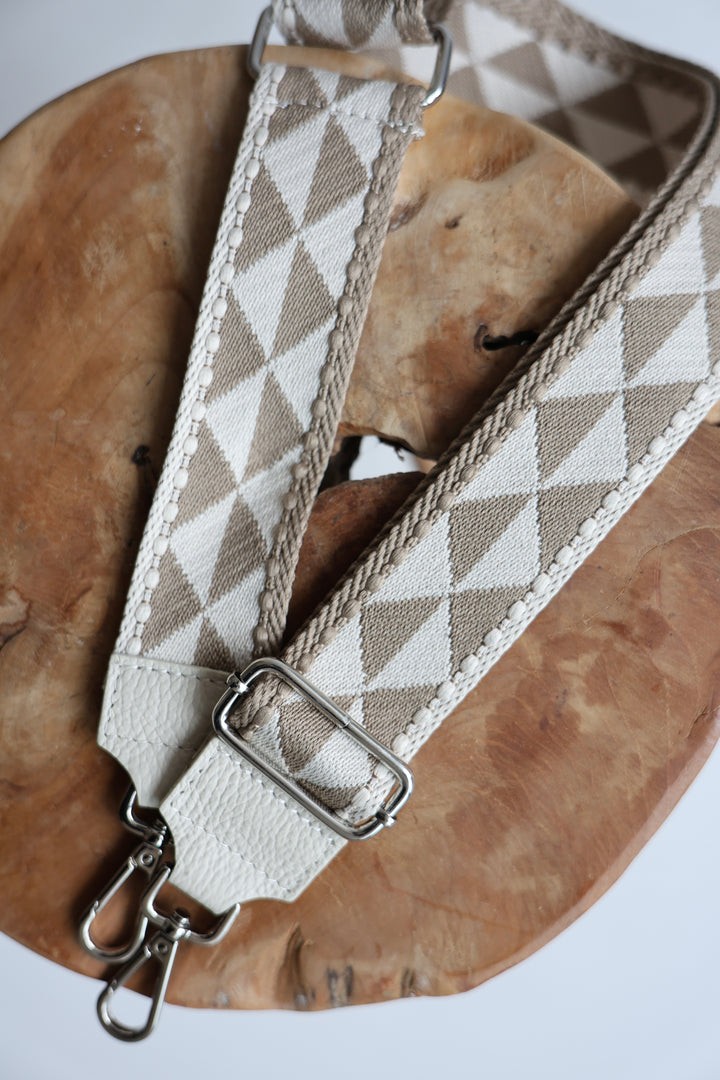 Taschengurt Beige Pattern