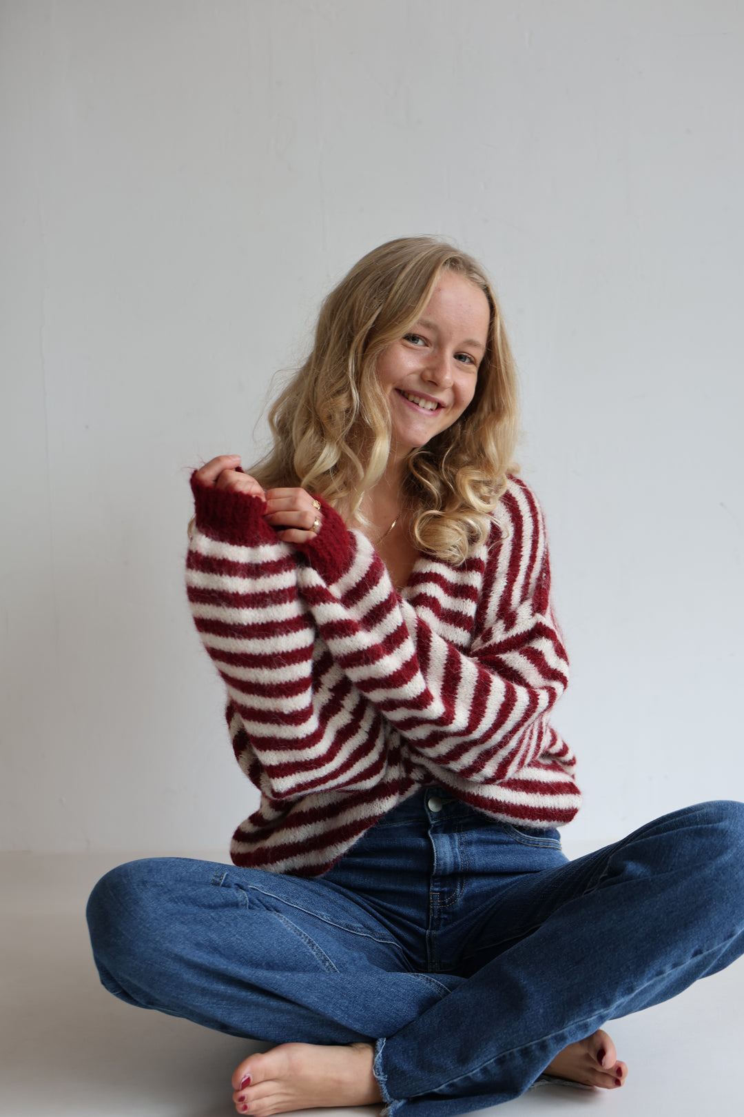 Gestreifter Cardigan Cosima