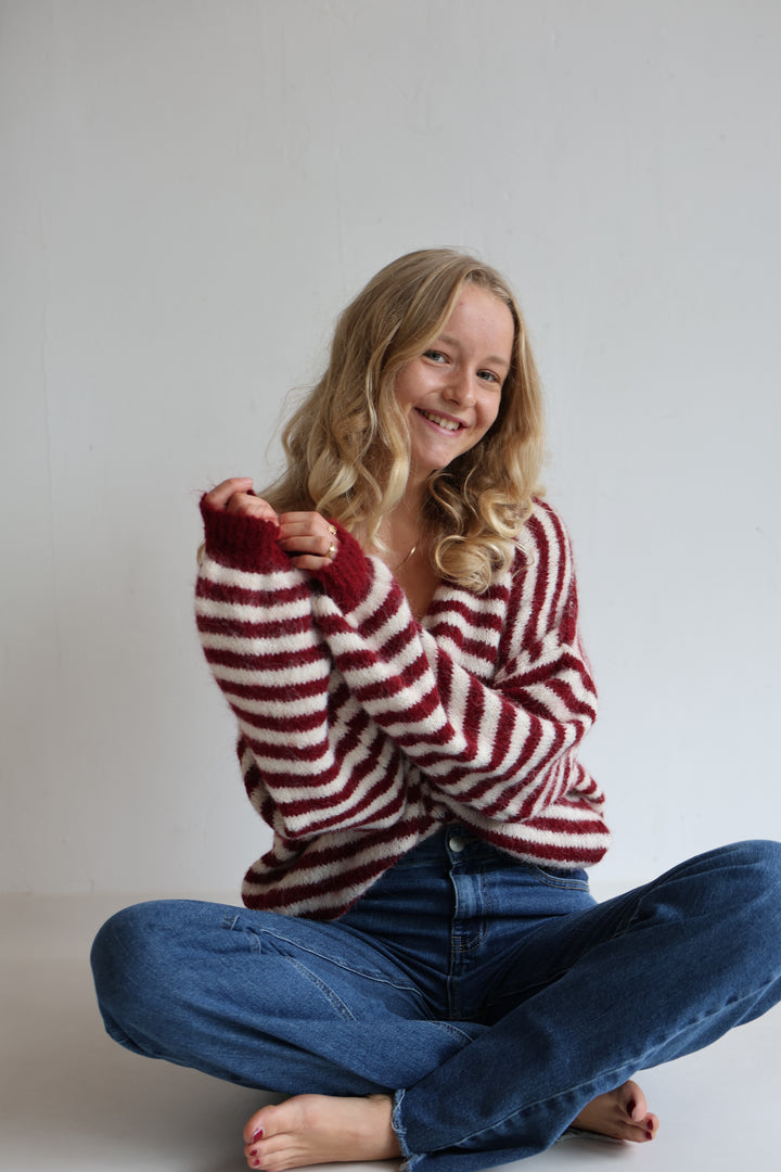 Gestreifter Cardigan Cosima