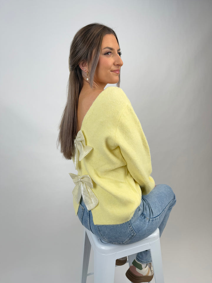 Pullover Cozy Bow Time