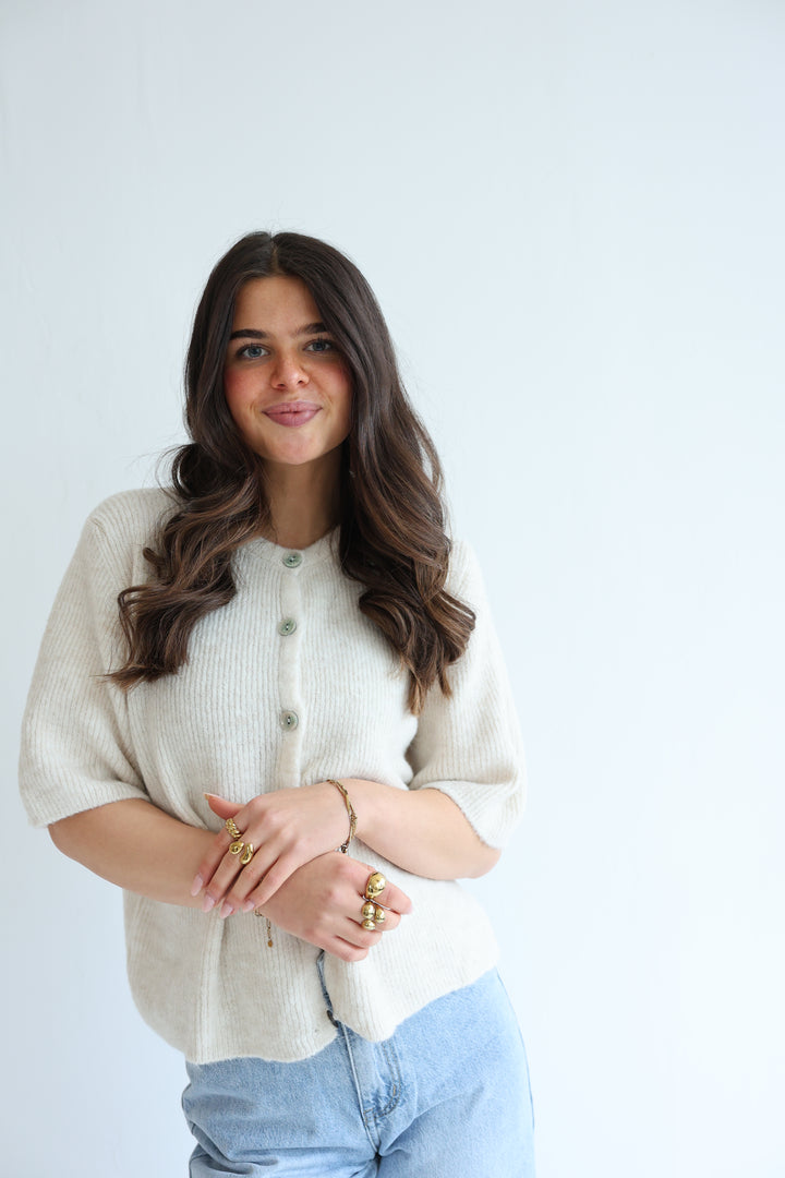 Kurzarm Cardigan Jolina