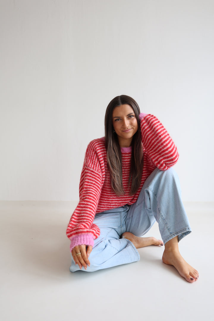 Gestreifter Pullover Moodline Knit