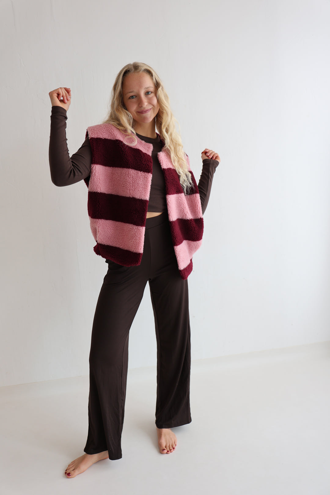 Lockere Hose aus Viskose Cassy