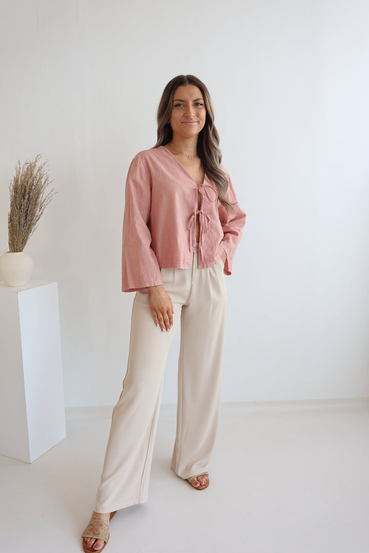 Lange Hose mit geradem Schnitt Sina