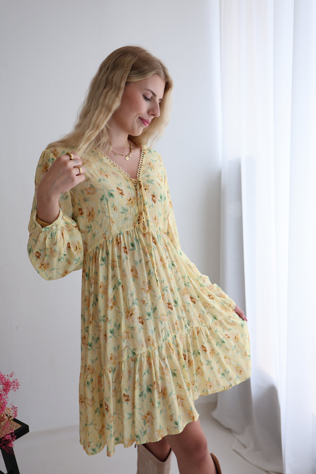 Kleid mt Floralprint Barcelona