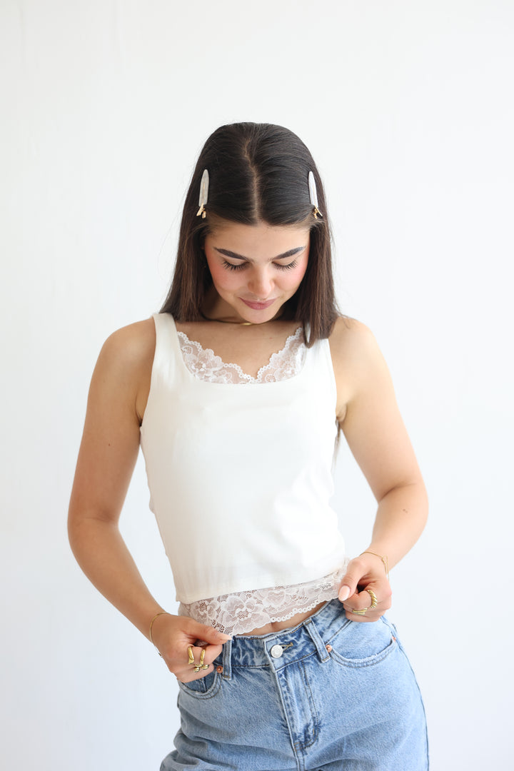 Sweet Lace Cami Top