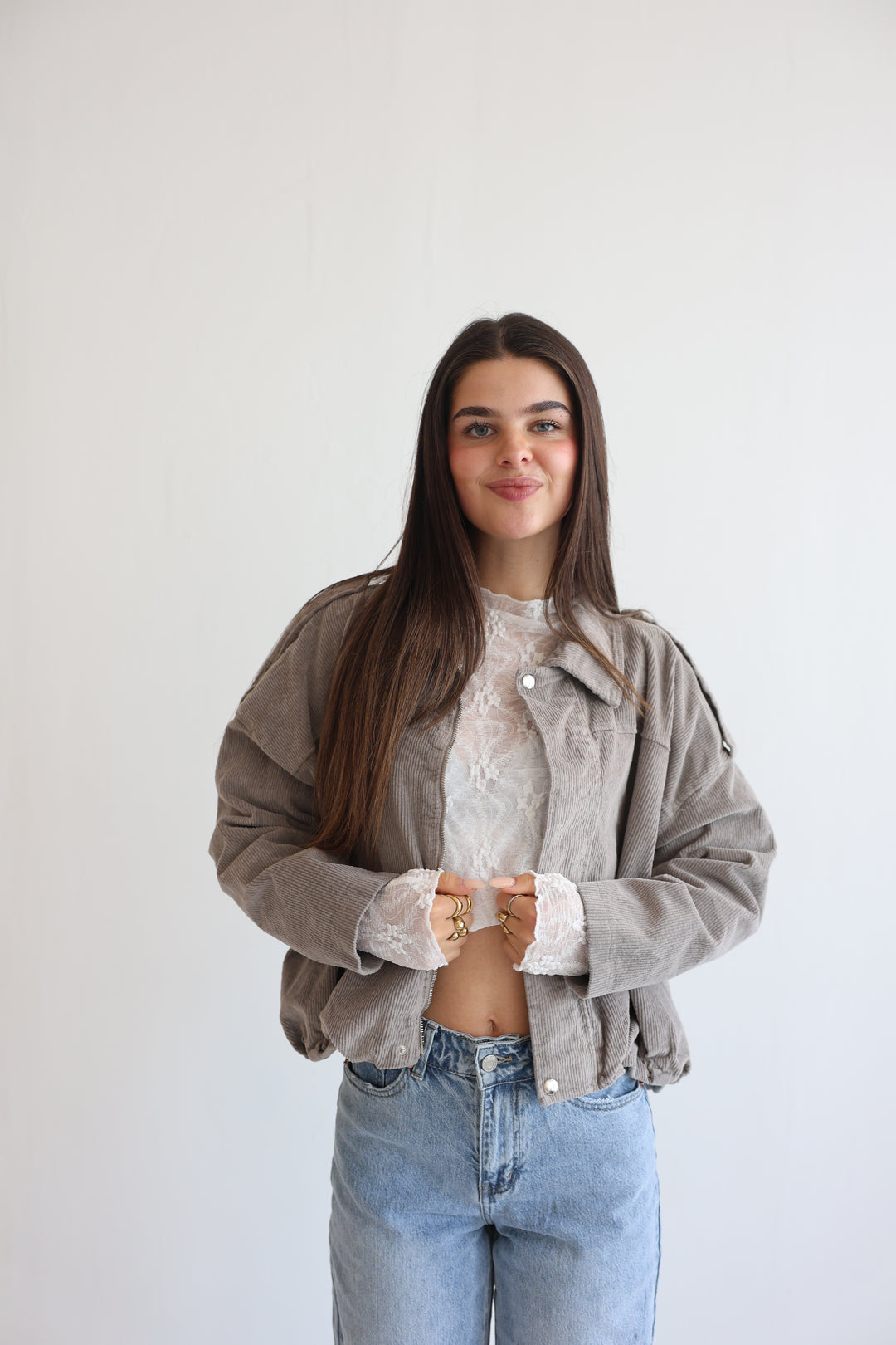 Cord Bomber Jacket