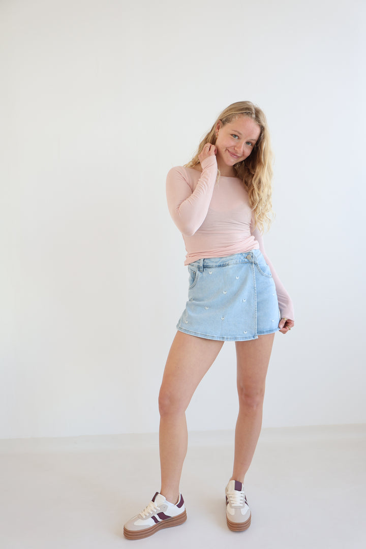 Jeans-Hosenrock Tiny Hearts