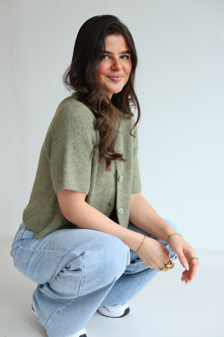 Kurzarm Cardigan Jolina