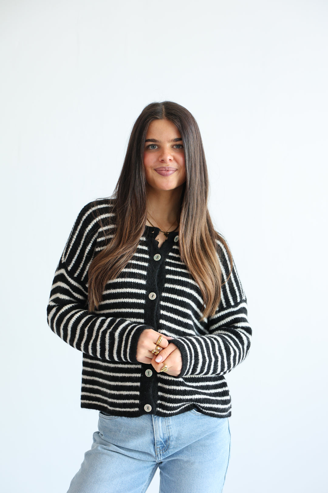 Gestreifter Cardigan Josephine