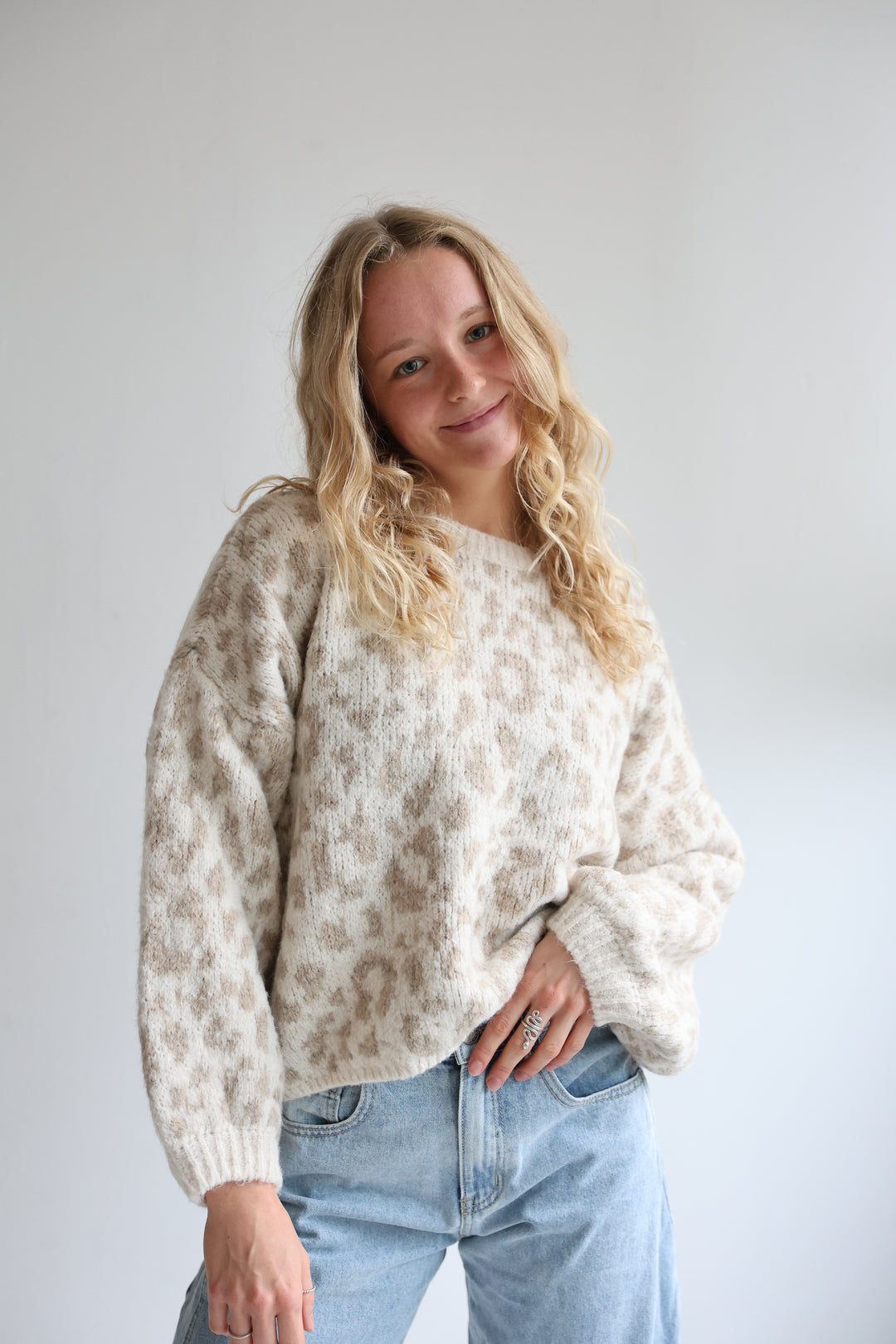 Soft Leopard Knit