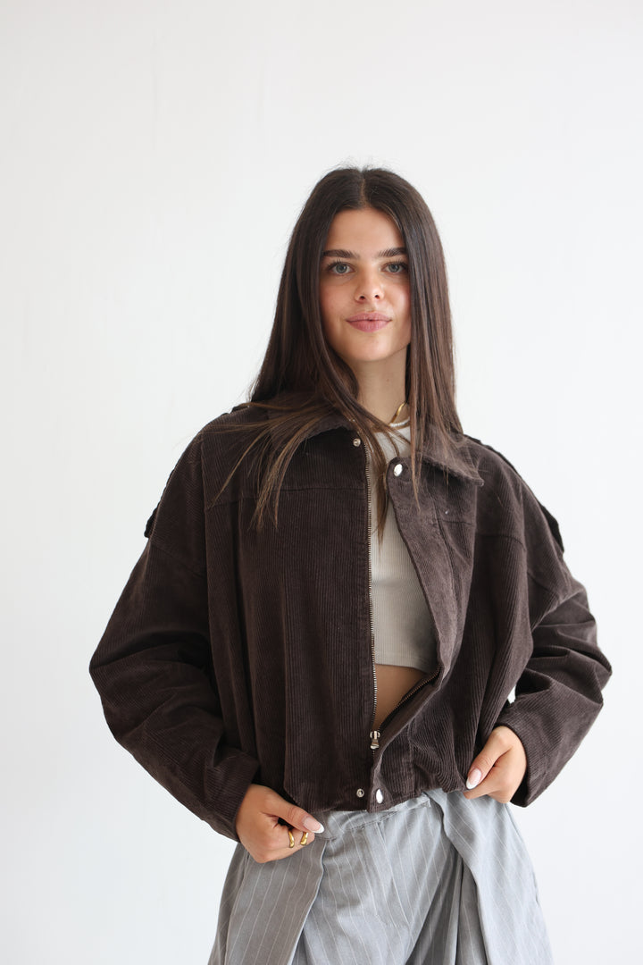 Cord Bomber Jacket