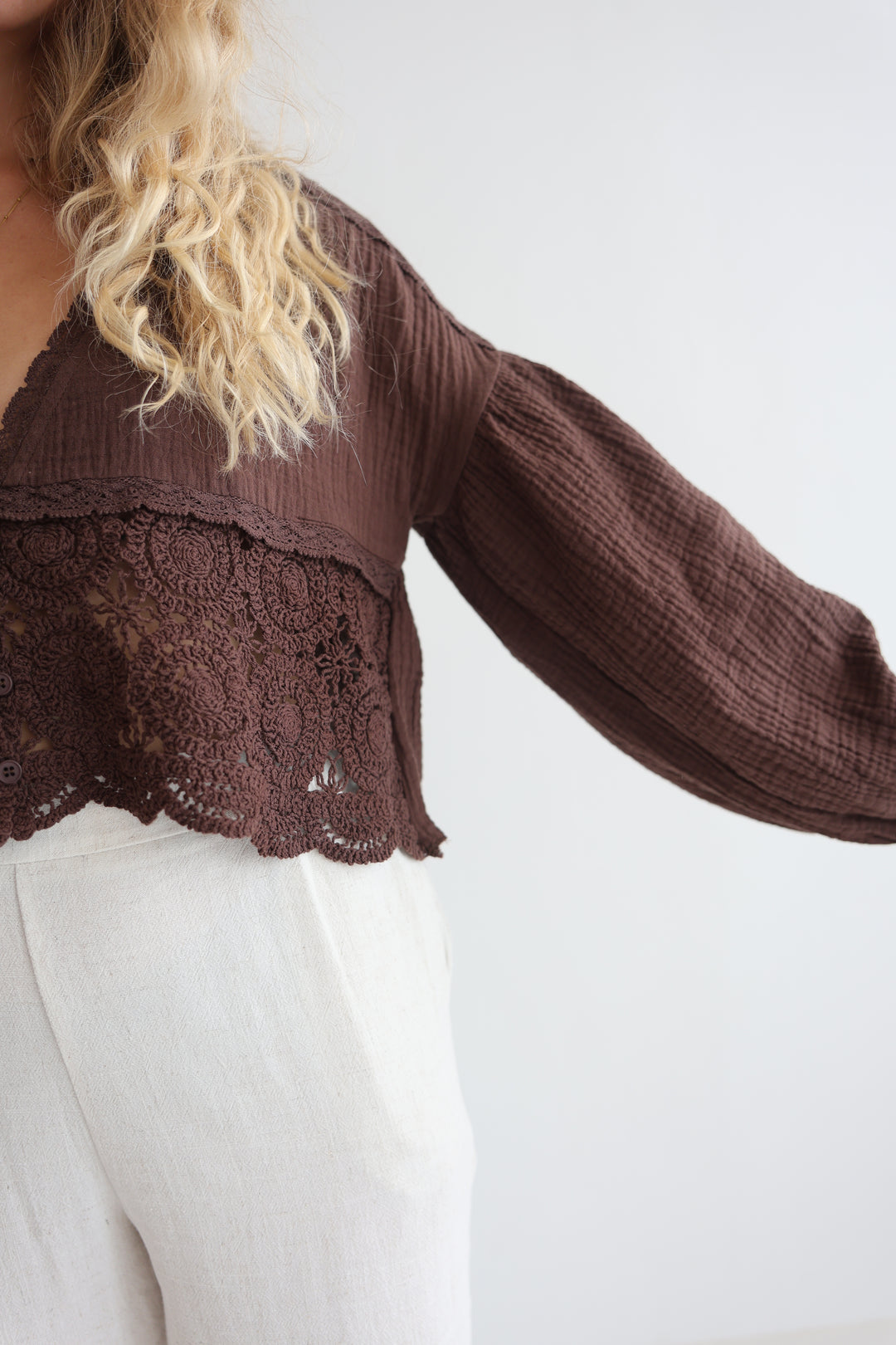 Crochetbluse Palma