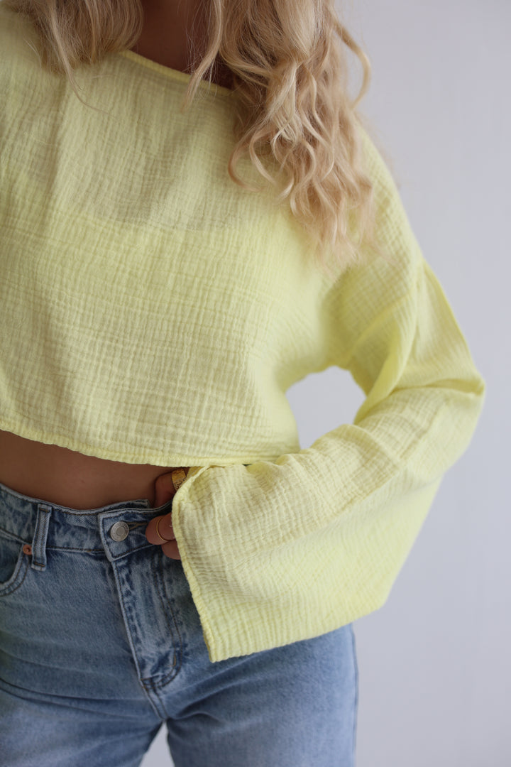 Off-Shoulder Musselinshirt Liz