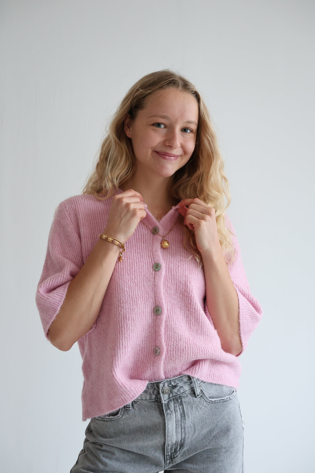 Kurzarm Cardigan Jolina