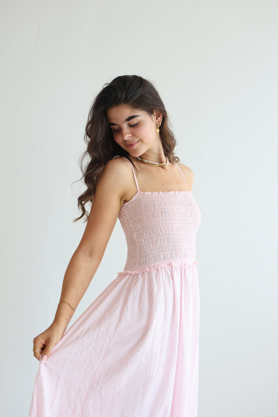 Soft Horizon Cotton Dress