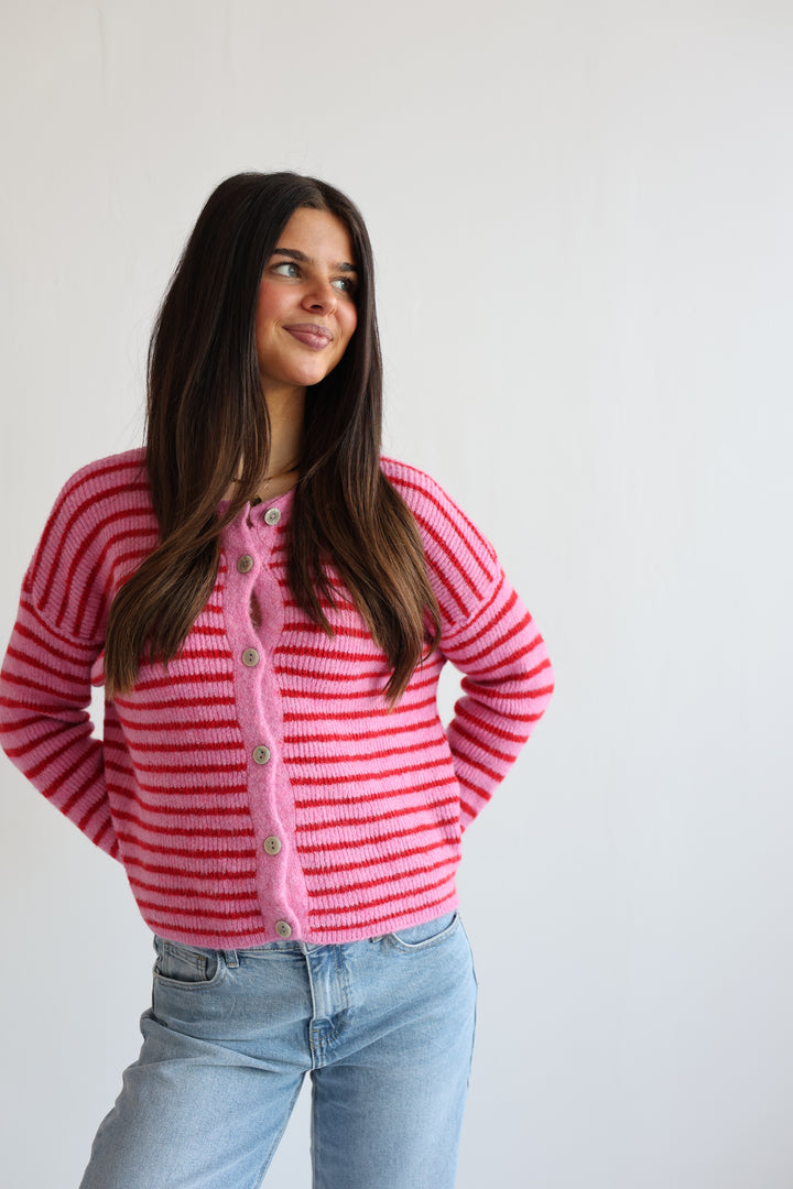 Gestreifter Cardigan Josephine