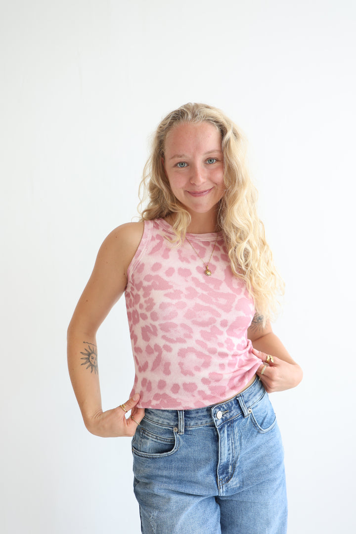 Animal Print Leopard Tank Top