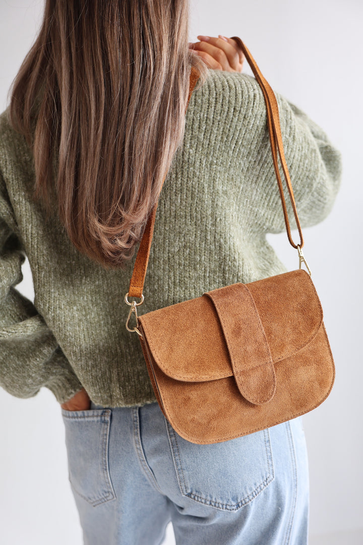 Sally Suede Handtasche