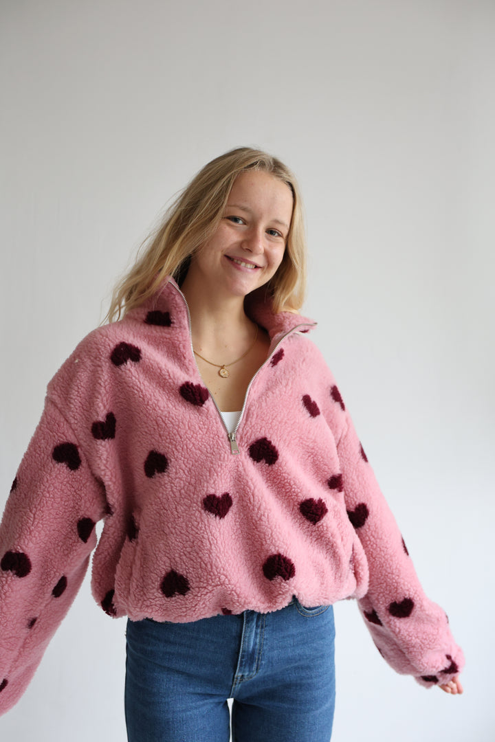 Teddy Zipper Warm Heart