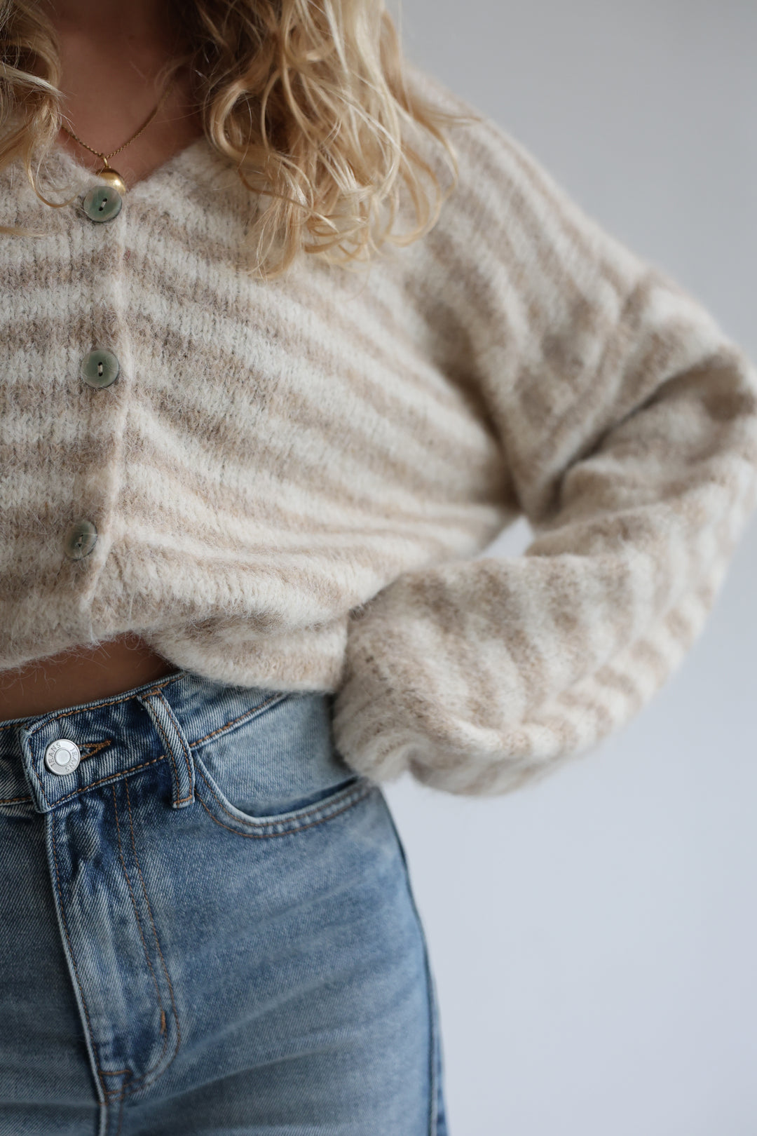 Gestreifter Cardigan Cosima