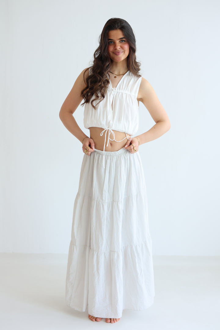 Cotton Maxi Skirt