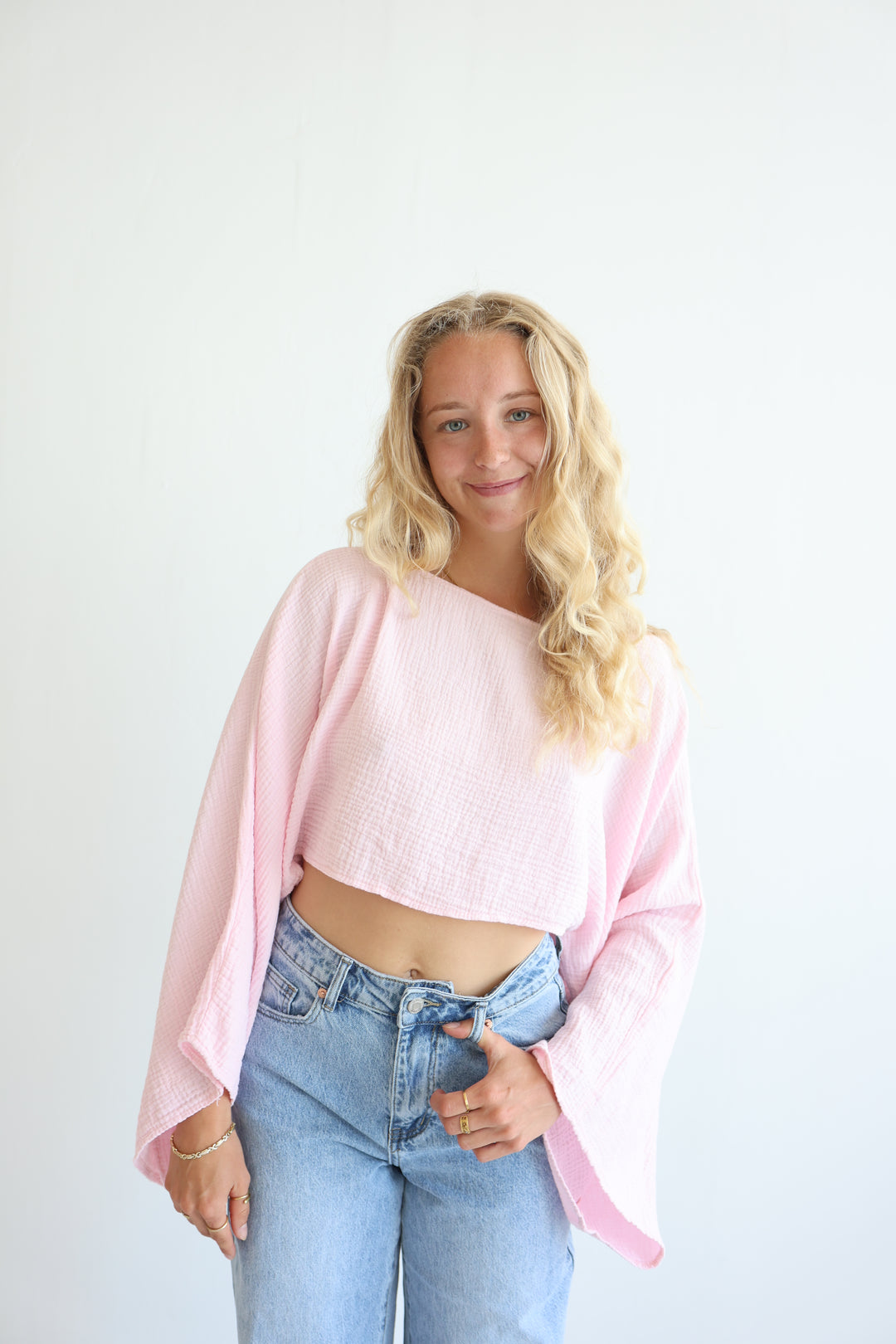Off-Shoulder Musselinshirt Liz