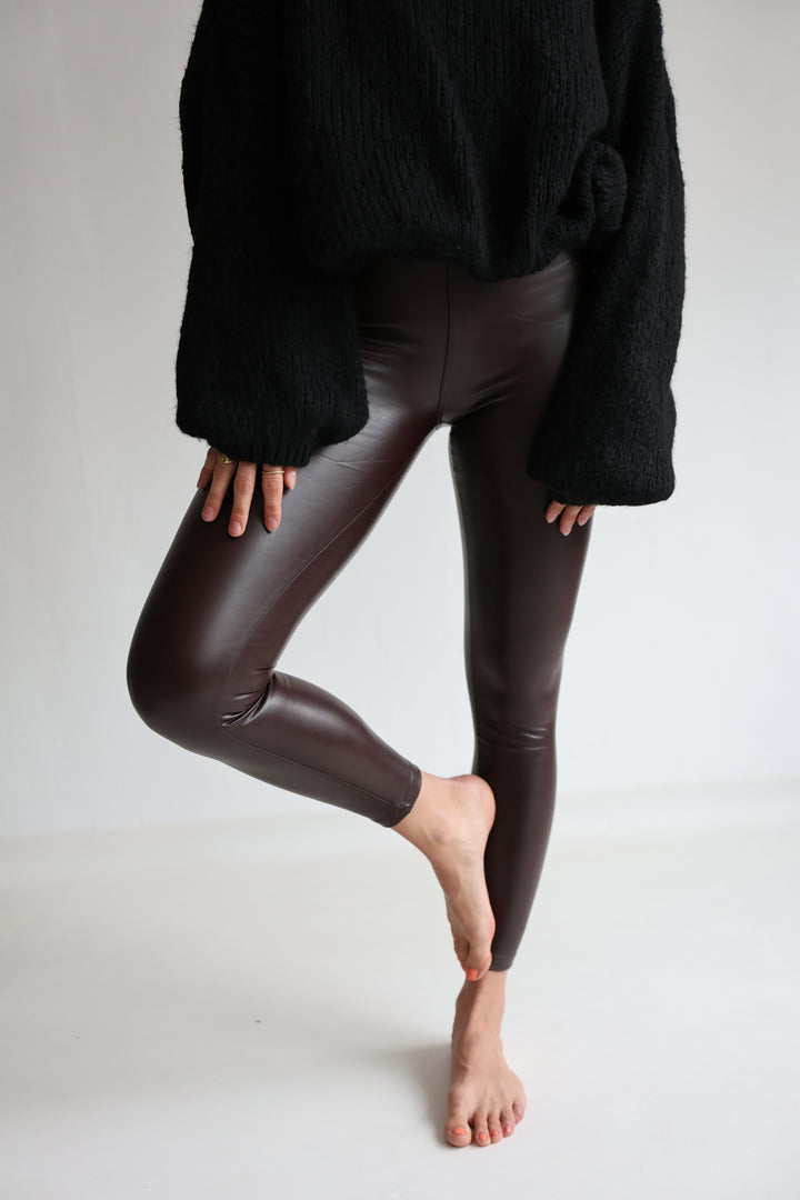 Lederleggings Casual Fit