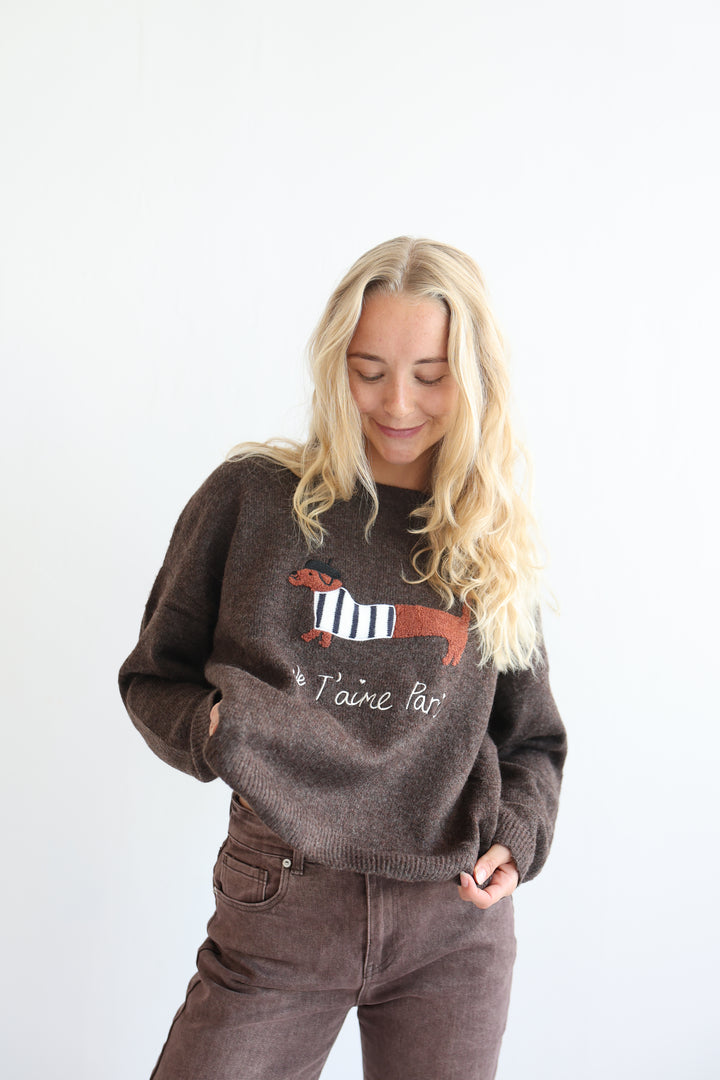 Je T’aime Paris Knit