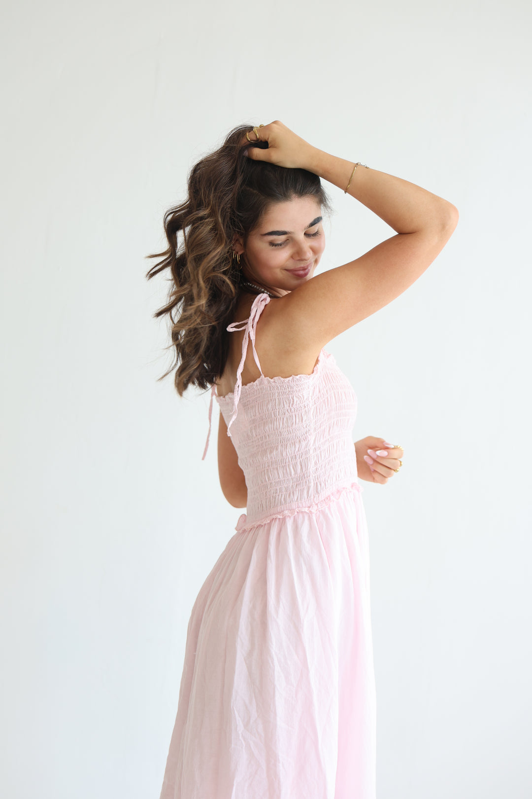 Soft Horizon Cotton Dress